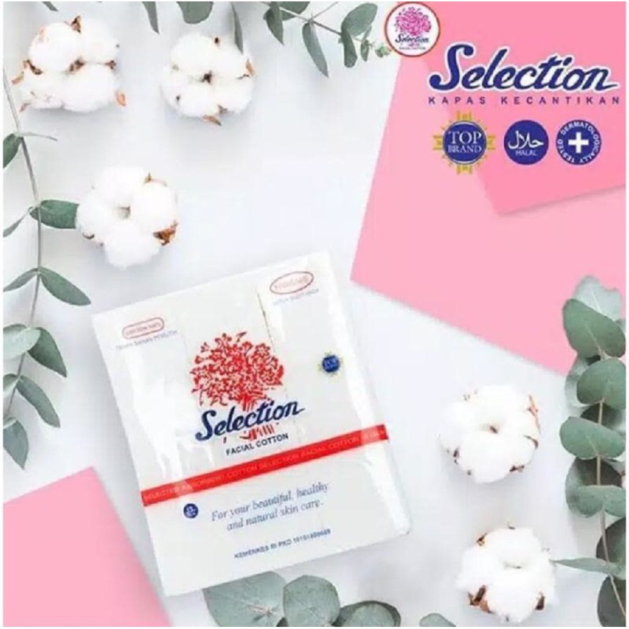 Kapas Wajah Selection Facial Cotton 35 Gram Original