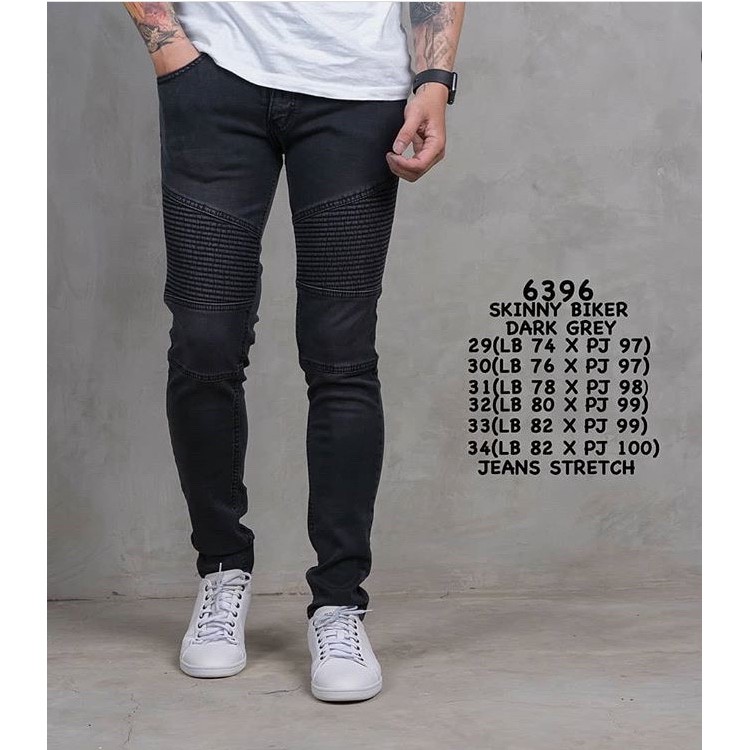 SKINNY JEANS BIKERS/JEANS BIKERS / JEANS RIPPED #INVO01