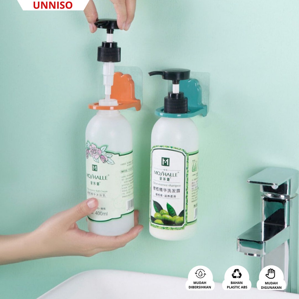 UNNISO - Rak Dinding Gantungan Tempat Botol Sabun Shampoo RGS1