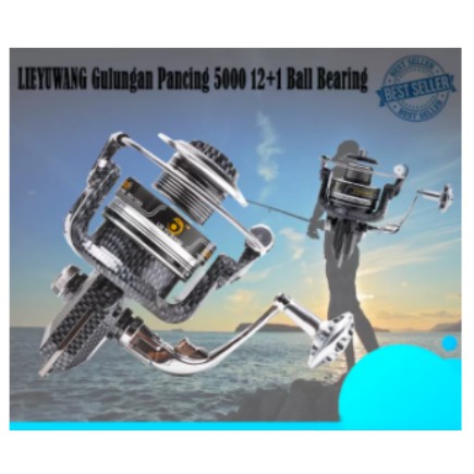 LIEYUWANG Reel Pancing 5000 12+1 Ball Bearing