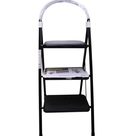 Tangga Hitam Lipat 3 Step Dengan Busa Dudukan Krisbow