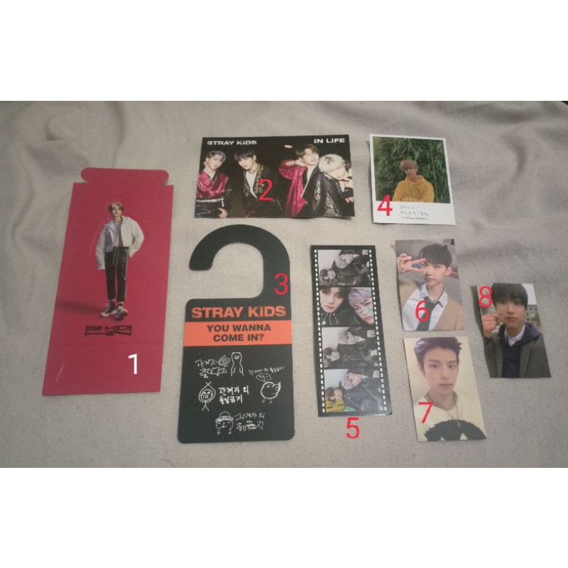 Stray Kids SKZ Polaroid Photocard In Life Go Live Han Seungmin Bangchan Felix Standee Postcard