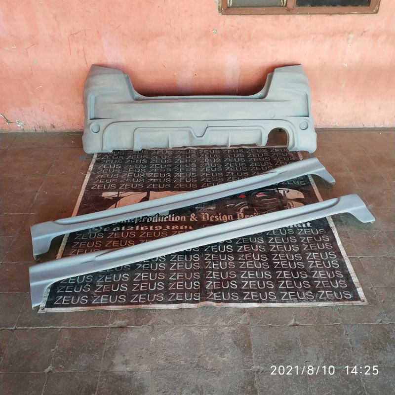 Bodykit Jazz Ge8 Belakang Dan Side Skirt SL10