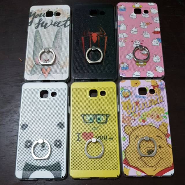 Random Hardcase Jaring Plus Ring Stand SAMSUNG A310 A3 2016/A320 A3 2017/A510 A5 2016/A520 A5 2017/A710 A7 2016/J1 MINI/J210/J3 2017/J5/J510 J5 2016/J520 J5 2017/J5 PRIME/J7/J710 J7 2016/J720 J7 2017/S6/S6 EDGE/S6 EDGE PLUS/S7/S7 EDGE/S8/S8 PLUS