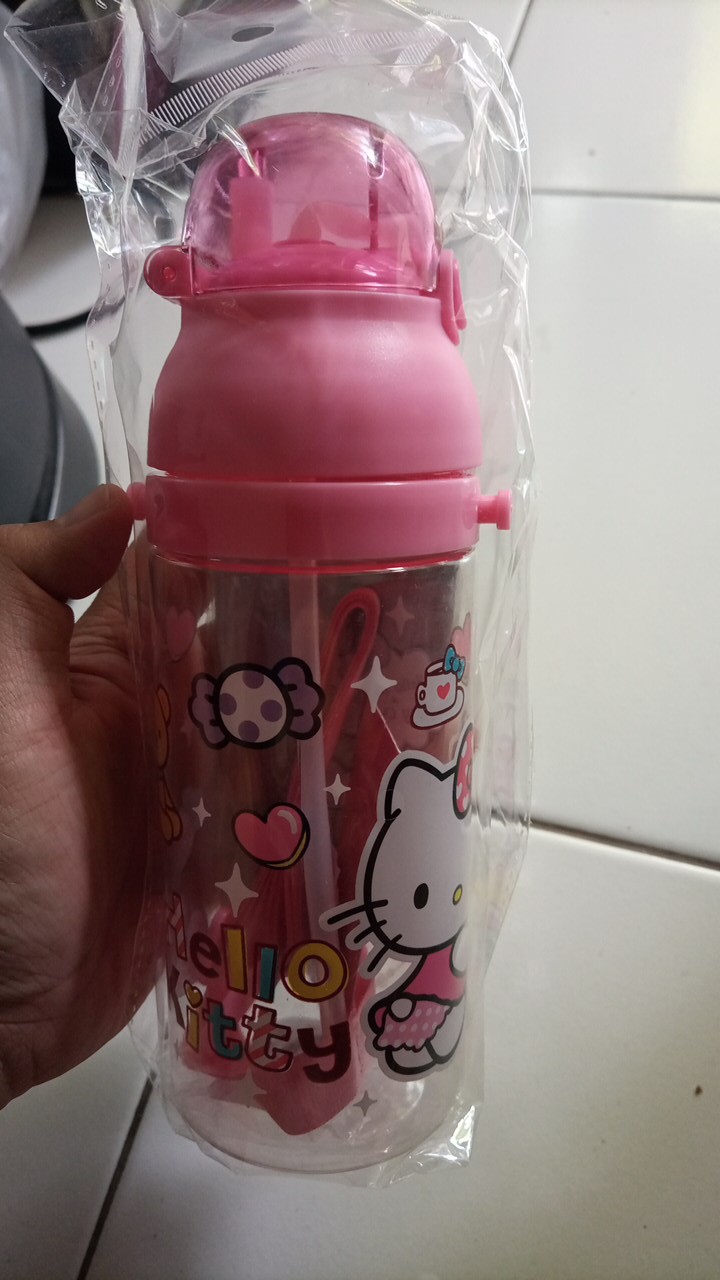 Botol Minum Karakter Hello Kitty, Cars, Little Pony, Avengers Kode 3652