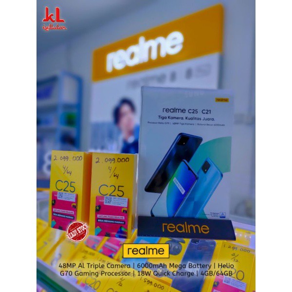 HP REALME C25 Ram/Rom 4Gb/64Gb