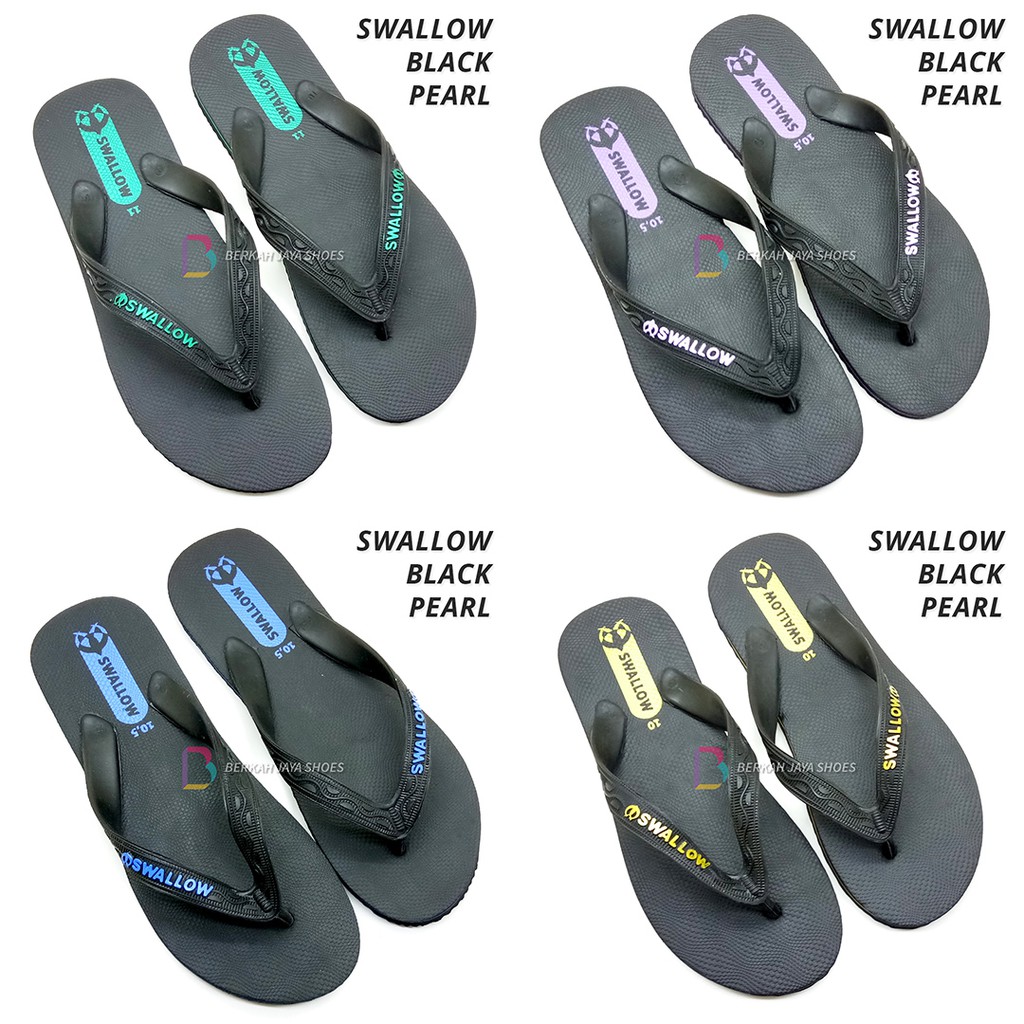 Sandal Jepit Swallow - Sandal Jepit Swallow Hitam (Black Pearl)