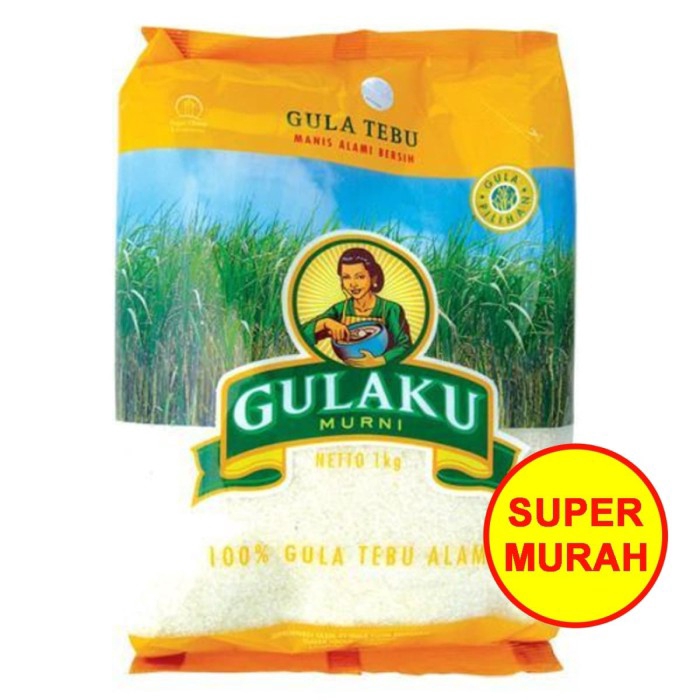 

Gulaku Gula Pasir Tebu Murni Premium Kemasan Kuning 1 Kg