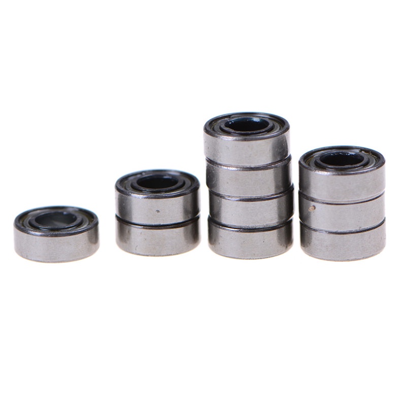 &lt; E2id &amp; &gt; 10pcs Mr115zz Miniatur Bearing Segel Karet Bahan Metal