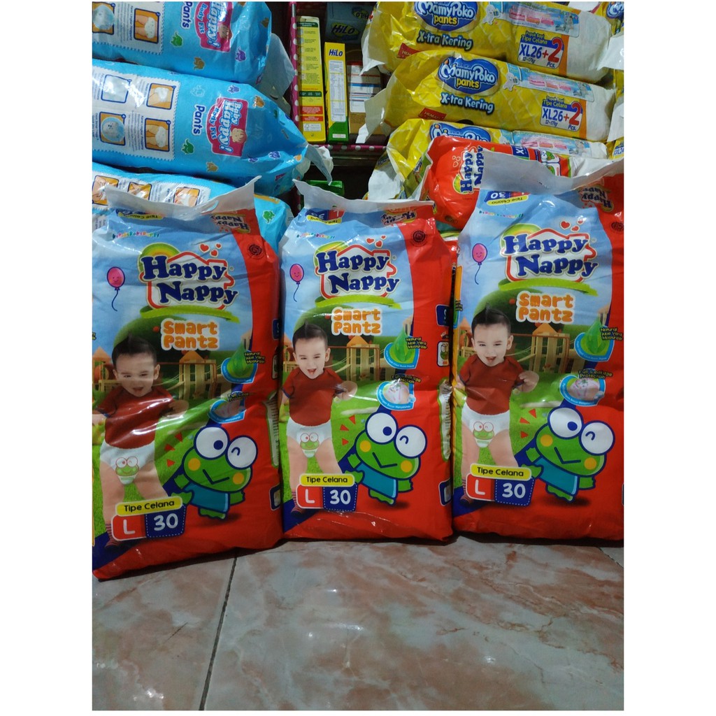 Happy Nappy Pants L30 | Shopee Indonesia