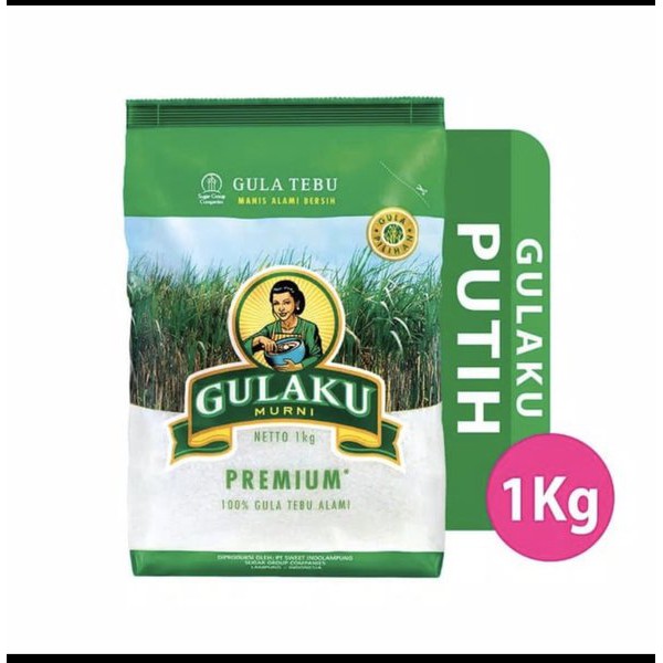 

Gulaku Murni Premium Gula Tebu Alami 1 Kg