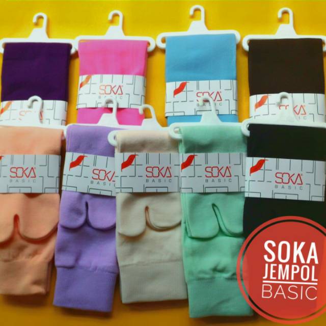 Kaos Kaki SOKA Jempol Value - Kaos kaki jempol Basic Polos Value
