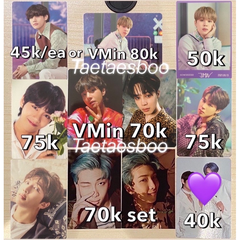 BTS MPC SOWOOZOO HYBE INSIGHT, Magic Shop (5th Muster), BBC, ONEUL CLIPBOARD OFFICIAL (Taehyung/V, J