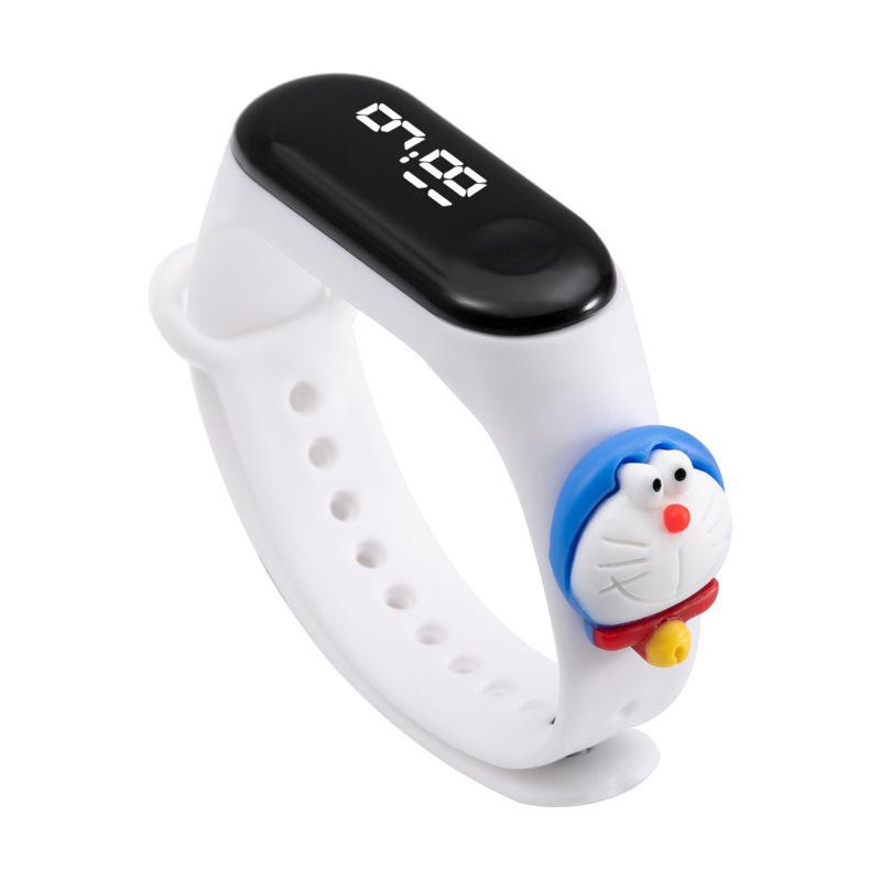Jam Tangan Elektronik Tahan Air IP67 Motif Kartun Anak Laki-laki Perempuan LED Minimalis Gelang-5
