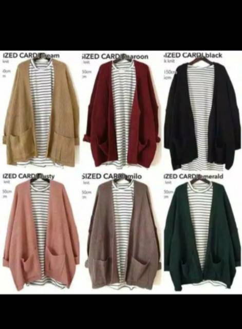 OVERSIZE LAVELLA RAJUT KARDIGAN RAJUT PREMIUM-1