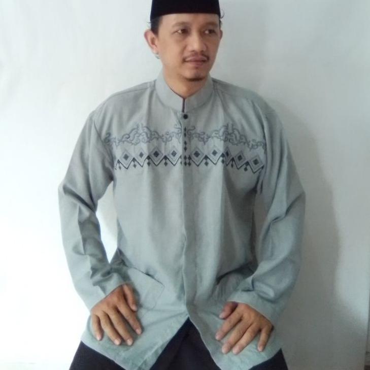 Buruan Serbuu JRJ- Baju Koko Katun Lengan Panjang Dewasa Size Standar & Big Size Eceran Grosir Orang