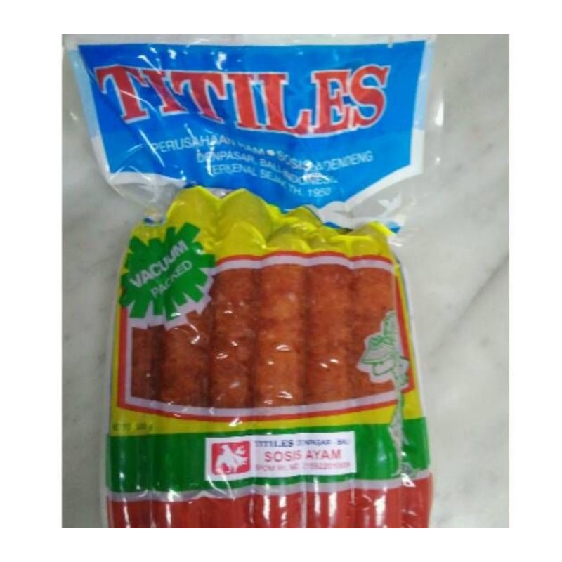 

SOSIS AYAM TITILES 500GR