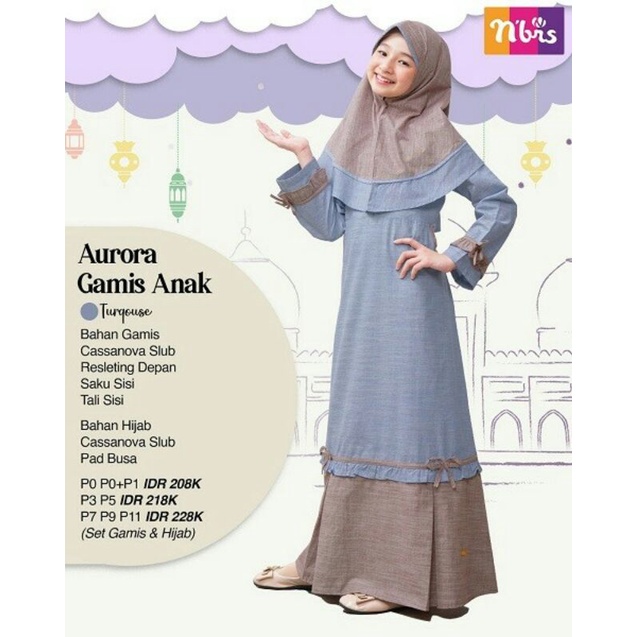 GAMIS ANAK NIBRA'S AURORA