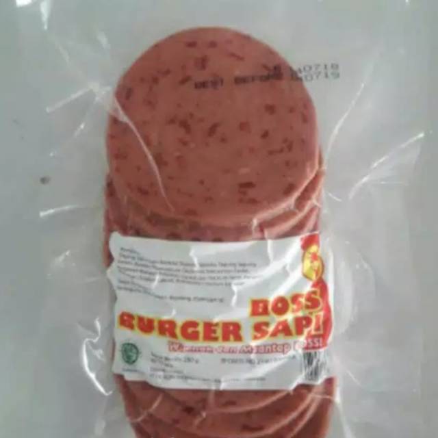 

Burger Sapi Boss 280 Gram isI 10 Pcs