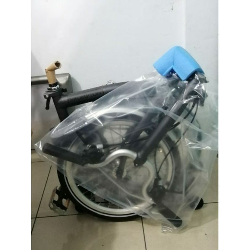 sepeda lipat Brompton M6R metalic graphite