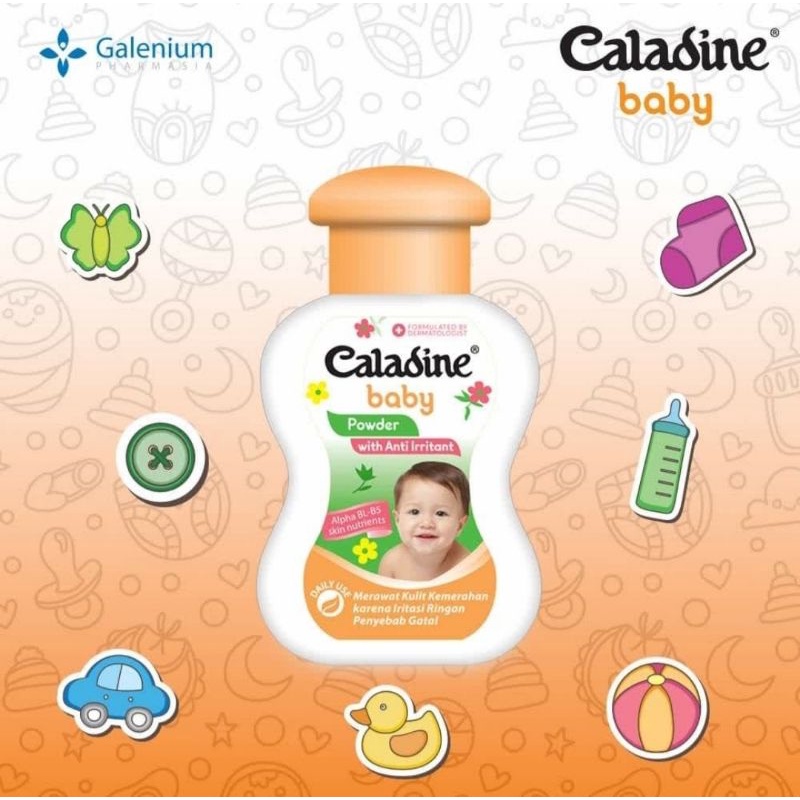 Caladine Baby Powder Anti Iritasi 100 gr/ bedak bayi 100gr