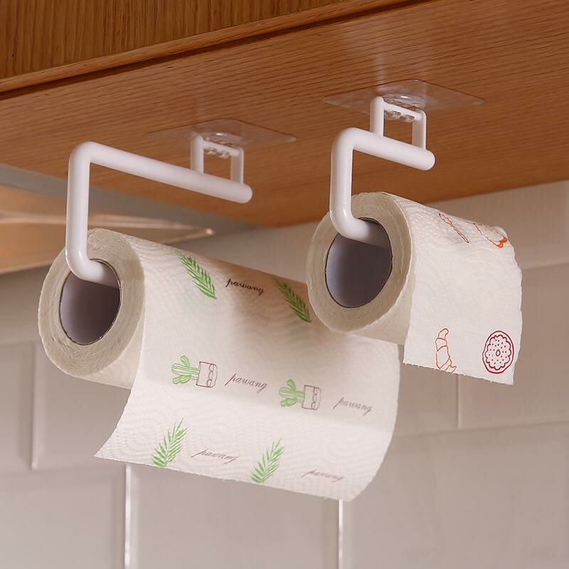 [CLASHOP]TEMPAT TISU GULUNG TEMPEL / GANTUNGAN TISU ROLL / GANTUNGAN KAIN DAPUR / TISSUE HOLDER