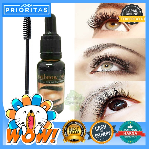 Eyebrow Oil 20ML - Serum Alis dan Bulu Mata - Eyebrow Oil  Serum Penebal Alis dan Penumbuh Bulu Mata