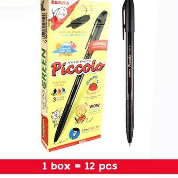 

[PRODUK 6V6KU] GROSIR SELUSIN 12 BUAH PULPEN SEMI GEL ZEBRA PICCOLO PICOLO PICOLLO PICCOLLO TNT