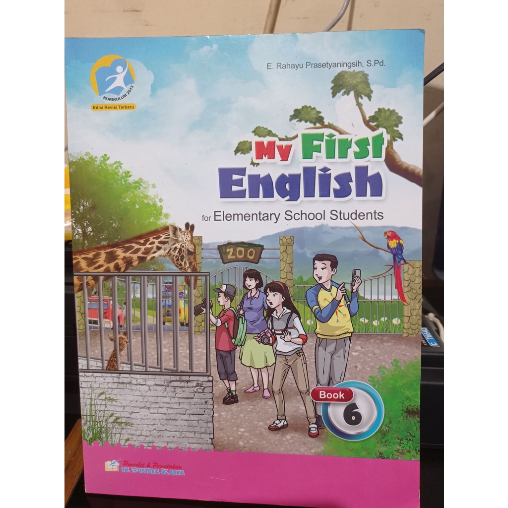 

Buku Bahasa Inggris My First English untuk SD/MI kelas 6 K13