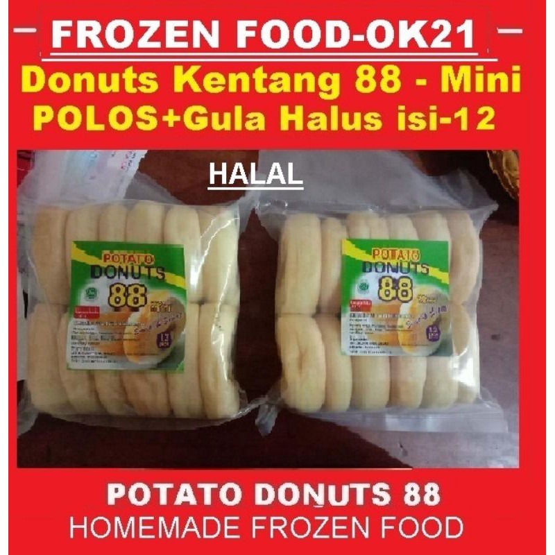 

Harga Lagi Promo Donat Kentang Potato Donuts 88 isi 12 Donuts Homemade