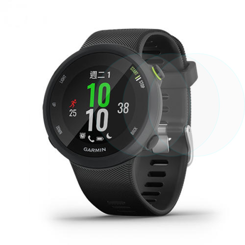 Pelindung Layar Tempered Glass Hd Anti Gores Untuk Smartwatch Garmin Forerunner 45 45s 45 / 45s