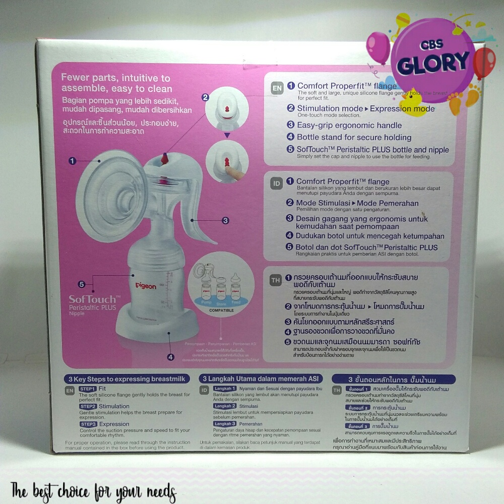 Pigeon Breast Pump Manual Pompa ASI Manual/Penyedot ASI