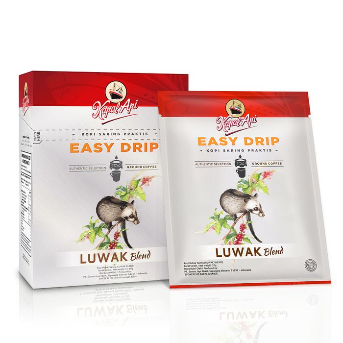 

Ds0Ds1D Kapal Api ~ Luwak Blend Easy Drip Box Isi 5 Sachet @ 10 Gram Ds20X11