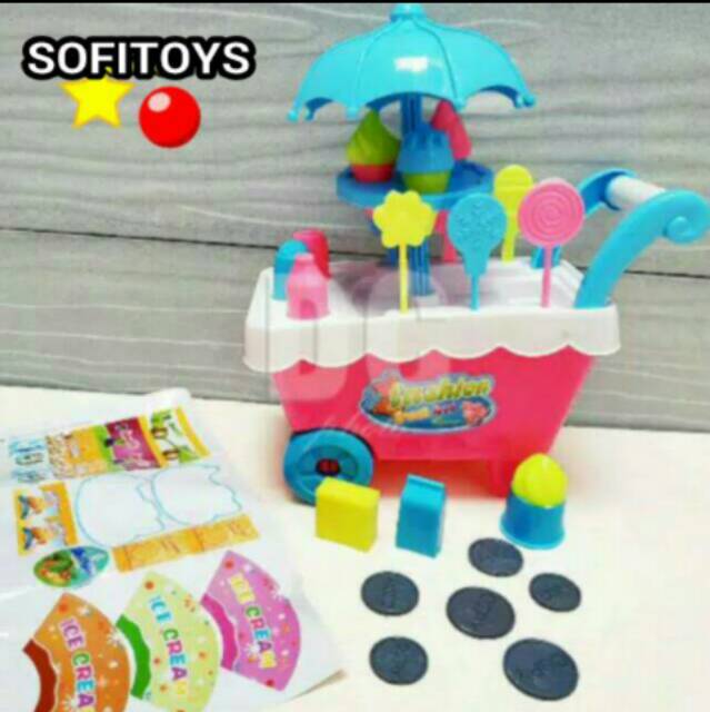 sofi.id STROLER ICE CREAM ADA KUDA PONY