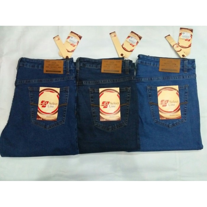 NEW ORIGINAL Celana Jeans HB BOSS Jumbo SiZe Strech/Melar Size 36-46 007