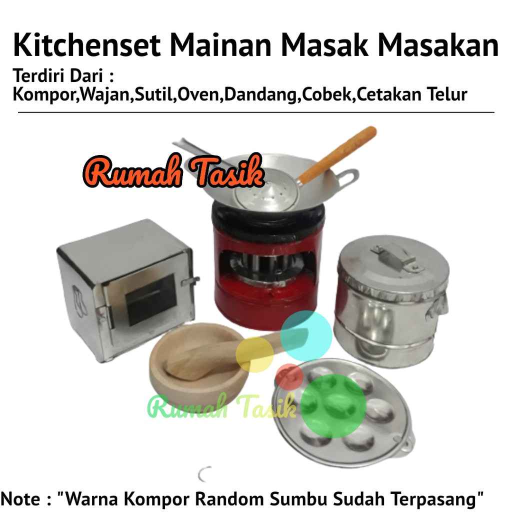 Kitchenset Mainan Masak Masakan Anak Tradisional Paket Hemat C