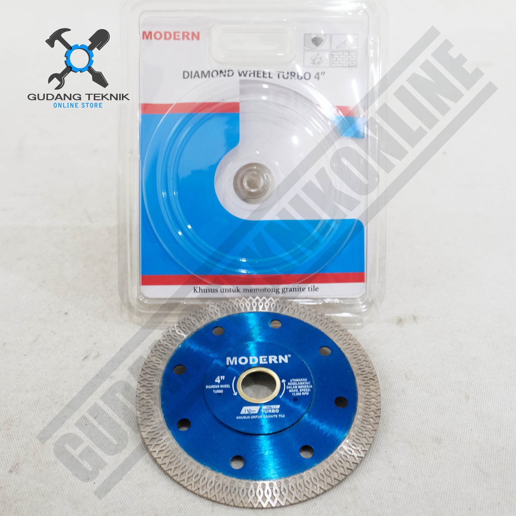 Mata Potong Keramik Granit  Modern 4Inch / Diamond Wheel Turbo Modern 4 Inch