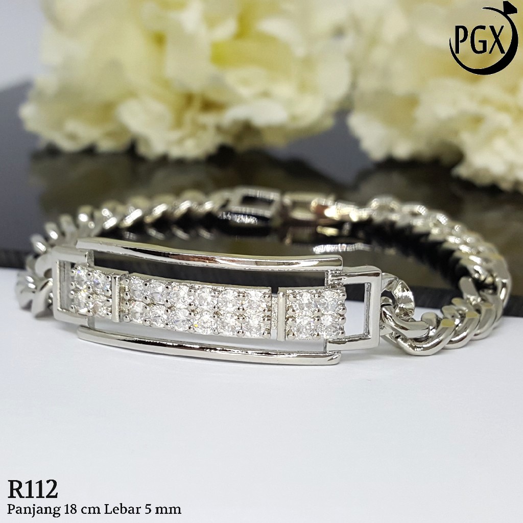 PGX Gelang Tangan Xuping Wanita Perhiasan Lapis Emas Aksesoris Fashion Premium - R112