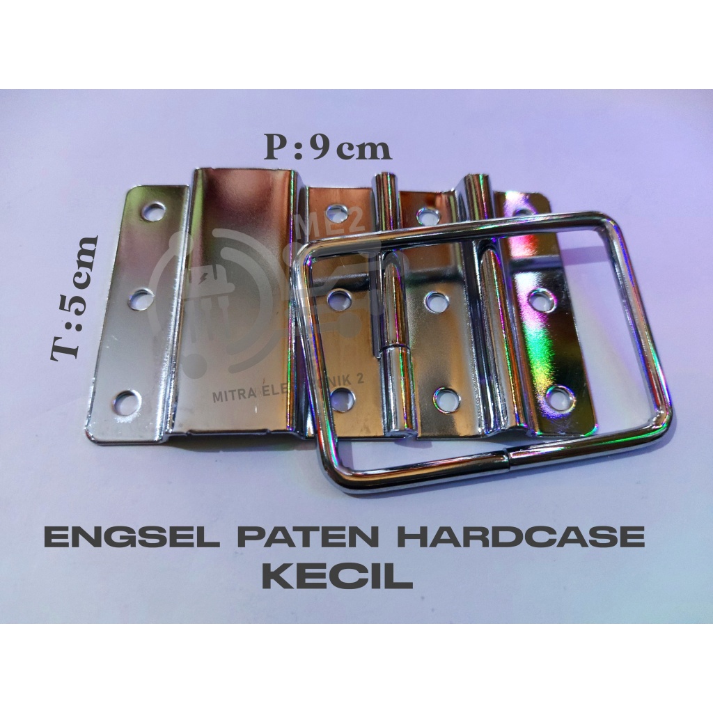 ENGSEL PATEN BESAR HARDCASE FLIGHTCASE CROME SILVER TEBAL