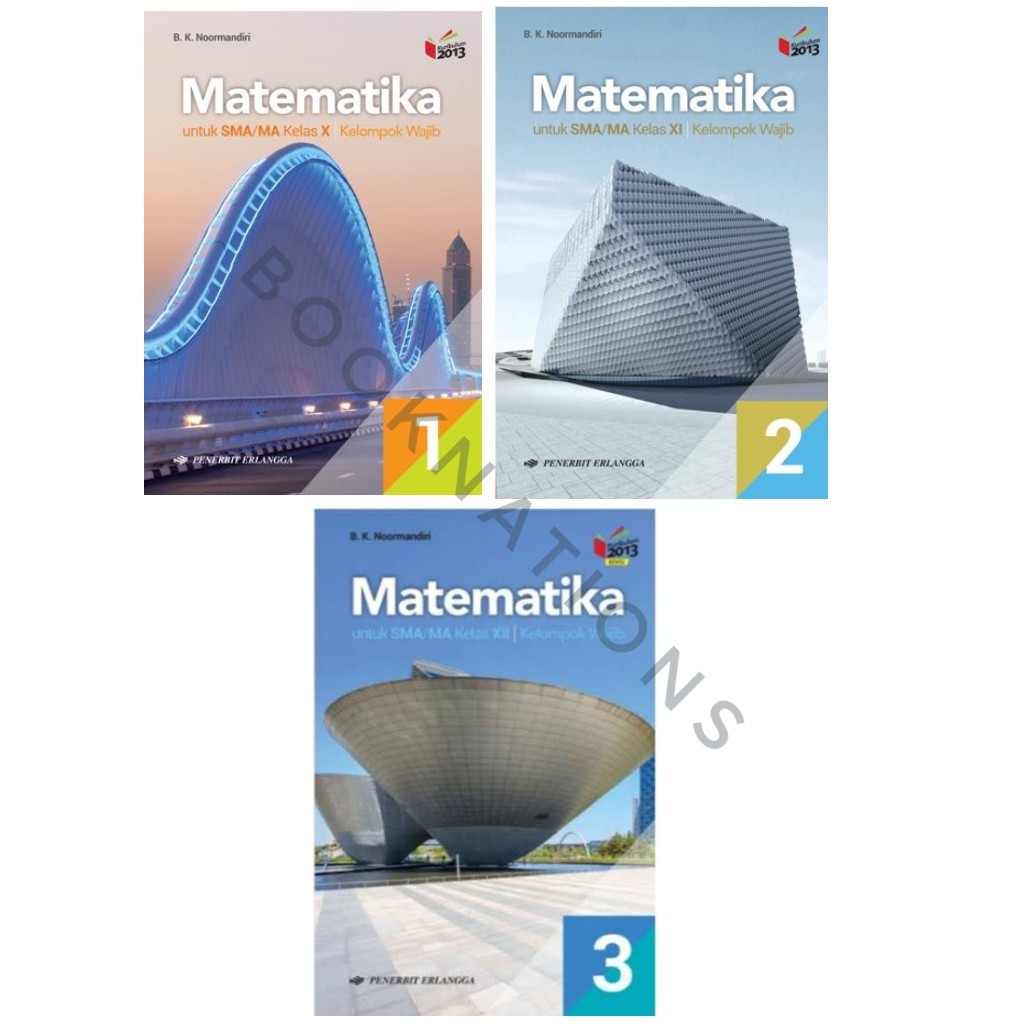Buku Matematika Wajib Sma Kelas 10 11 12 Erlangga Bk Normandiri Shopee Indonesia