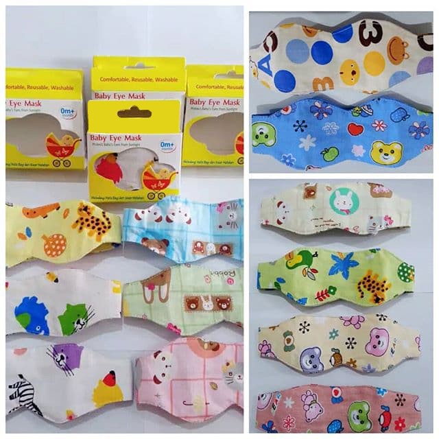 Baby Pro Eye Mask / Penutup Mata Bayi Saat Jemur - Kacamata Jemur Bayi