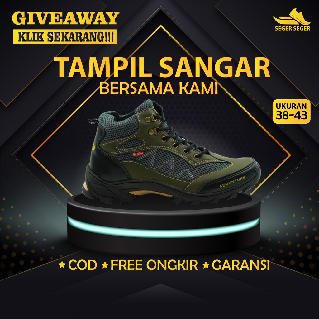 Sepatu Boots Boot Caterpillar Kulit Pria Cowok Original Kasual Casual Hiking Gunung Kerja M032