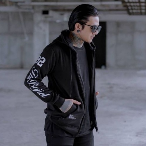 Hoodie Pria Clothing Hoodie Distro Original MOTIF  L-XL