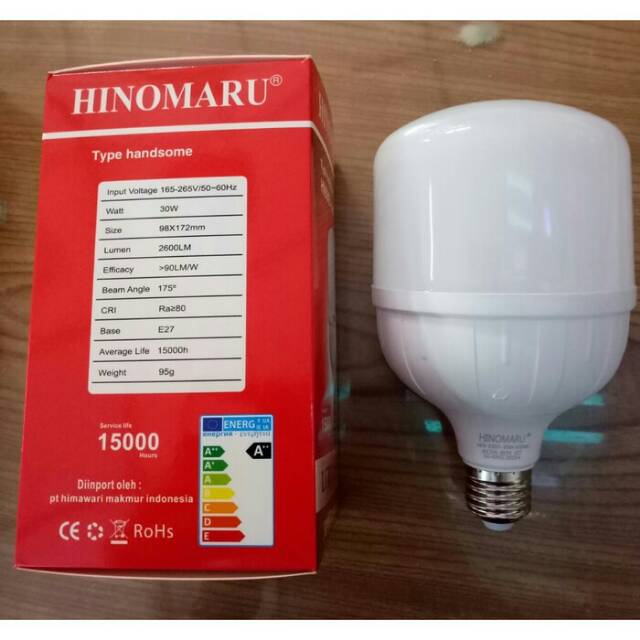 Lampu LED Bulb (Bohlam) Hinomaru HN5505 Type Handsome 30 watt