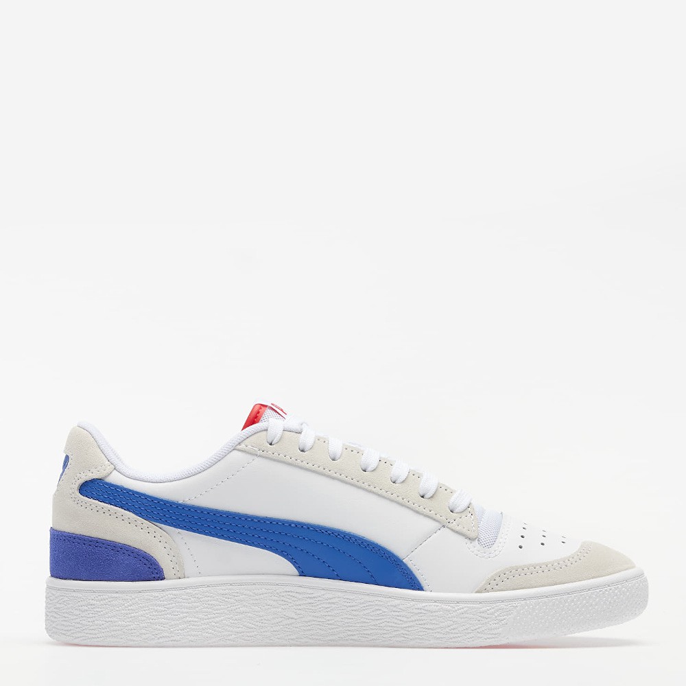 puma white with blue stripe