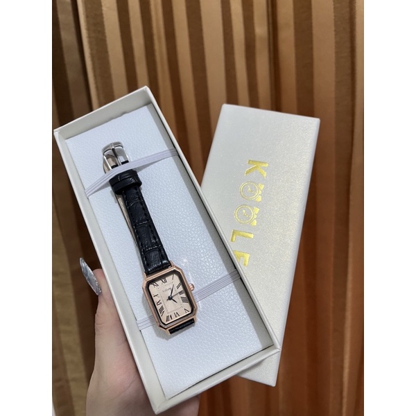 Jam Tangan Casual Wanita Analog Gaya Retro Korea Trend 2022 watch ulzzang