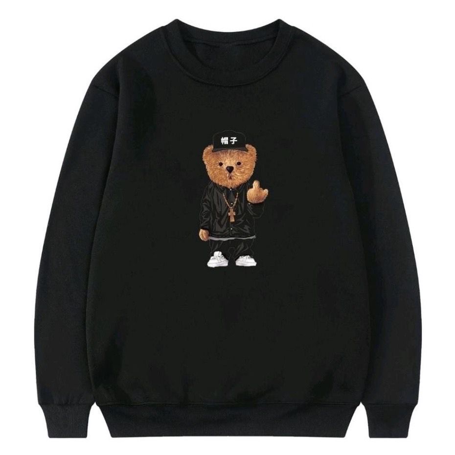 [COD] Sweater Oversize Wanita HipHop Bear XXL LD 130