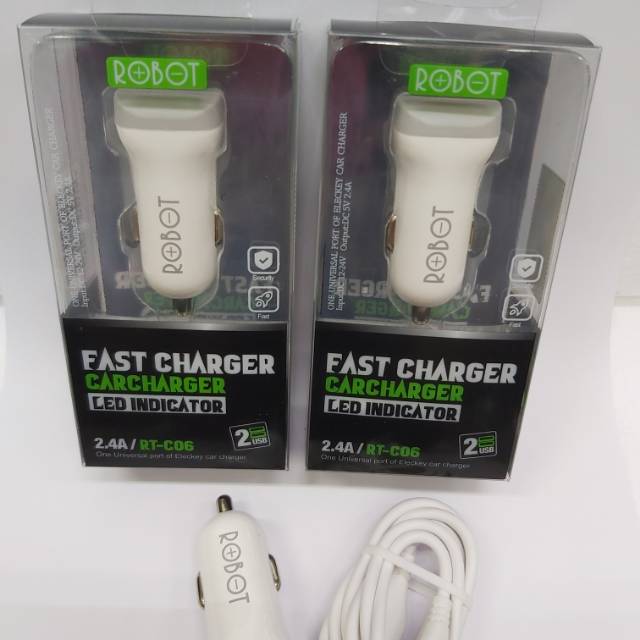 SAVER ROBOT RT-C06  2 USB /FAST CHARGER