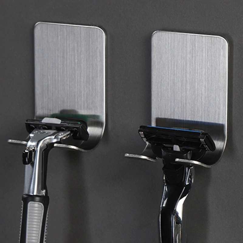 Gantungan Pisau Cukur Dinding Kamar Mandi Razor Shaving Hook Stainless