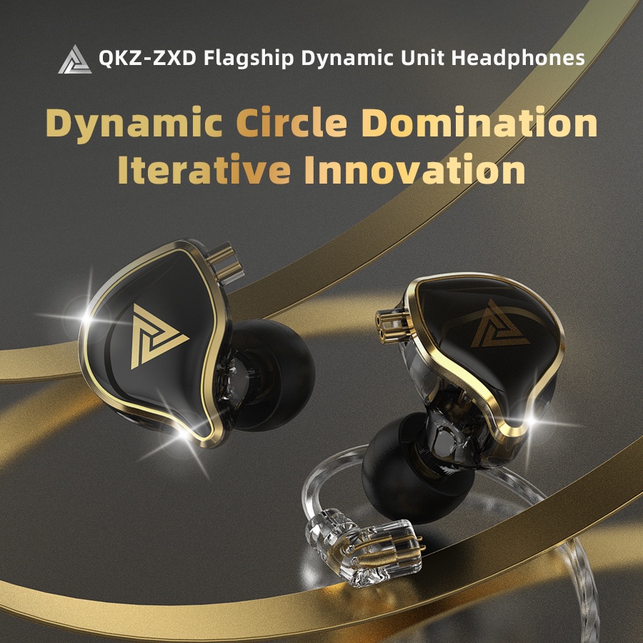 Qkz Zxd Earphone In Ear Hifi Dinamis Dengan Kabel Dan Fitur Noise Canceling